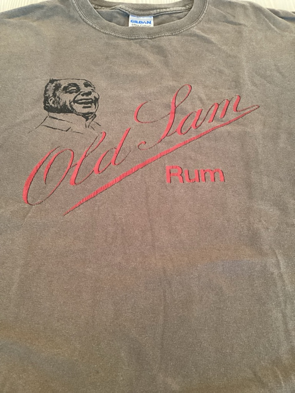 Rare Old Sam Rum Newfoundland Labrador Liquor Pre-2021 Discontinued Tee Medium